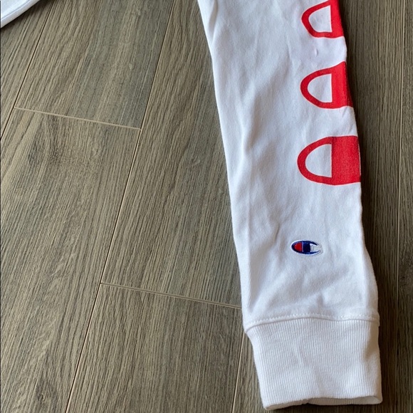 White Champion Long Sleeve - Picture 3 of 4